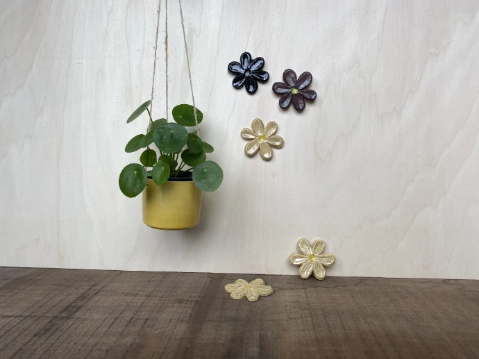 Planten potje en magneten